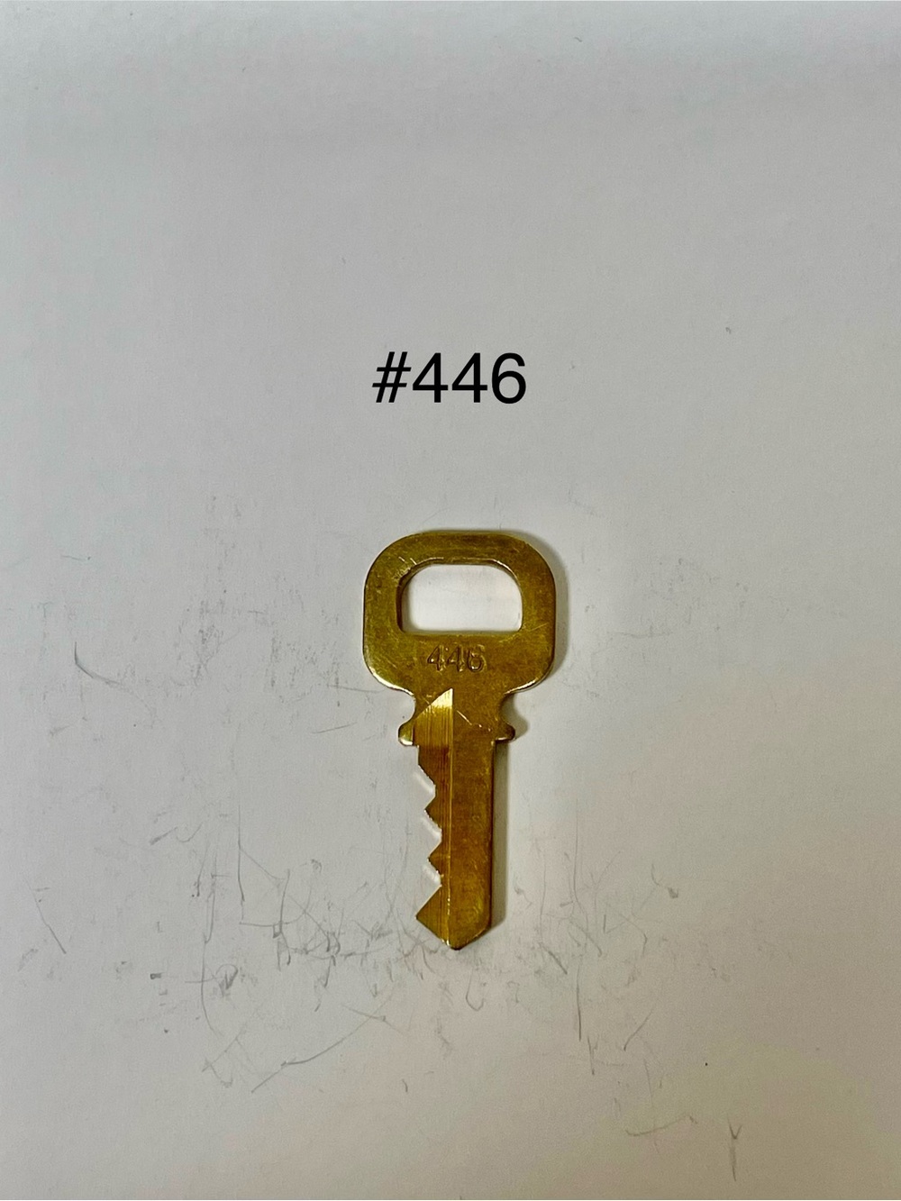 Louis Vuitton Gold Spare Key #446